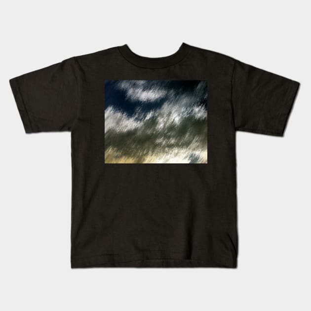 Rainy Time. Wind And Rain Image Kids T-Shirt by SpieklyArt